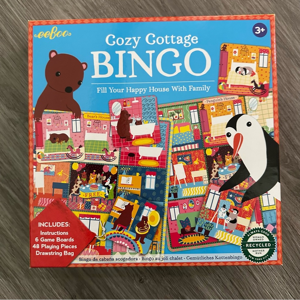 Cozy Cottage Bingo Game